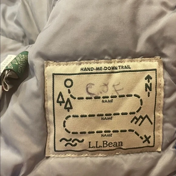 L.L. Bean Kids Patroller Ski Jacket Winter Coat Kids Blue 6X/7 Youth